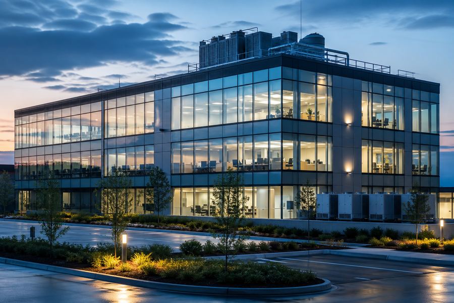Building energy intelligence for campuses and commercial estates