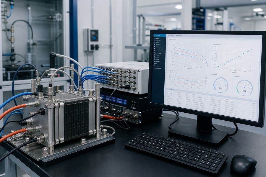 AI-assisted PEMFC characterisation and performance monitoring