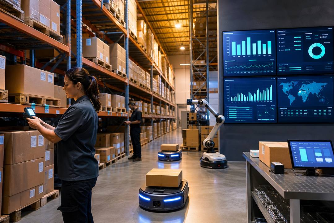 SmartWarehouse AI warehouse management system